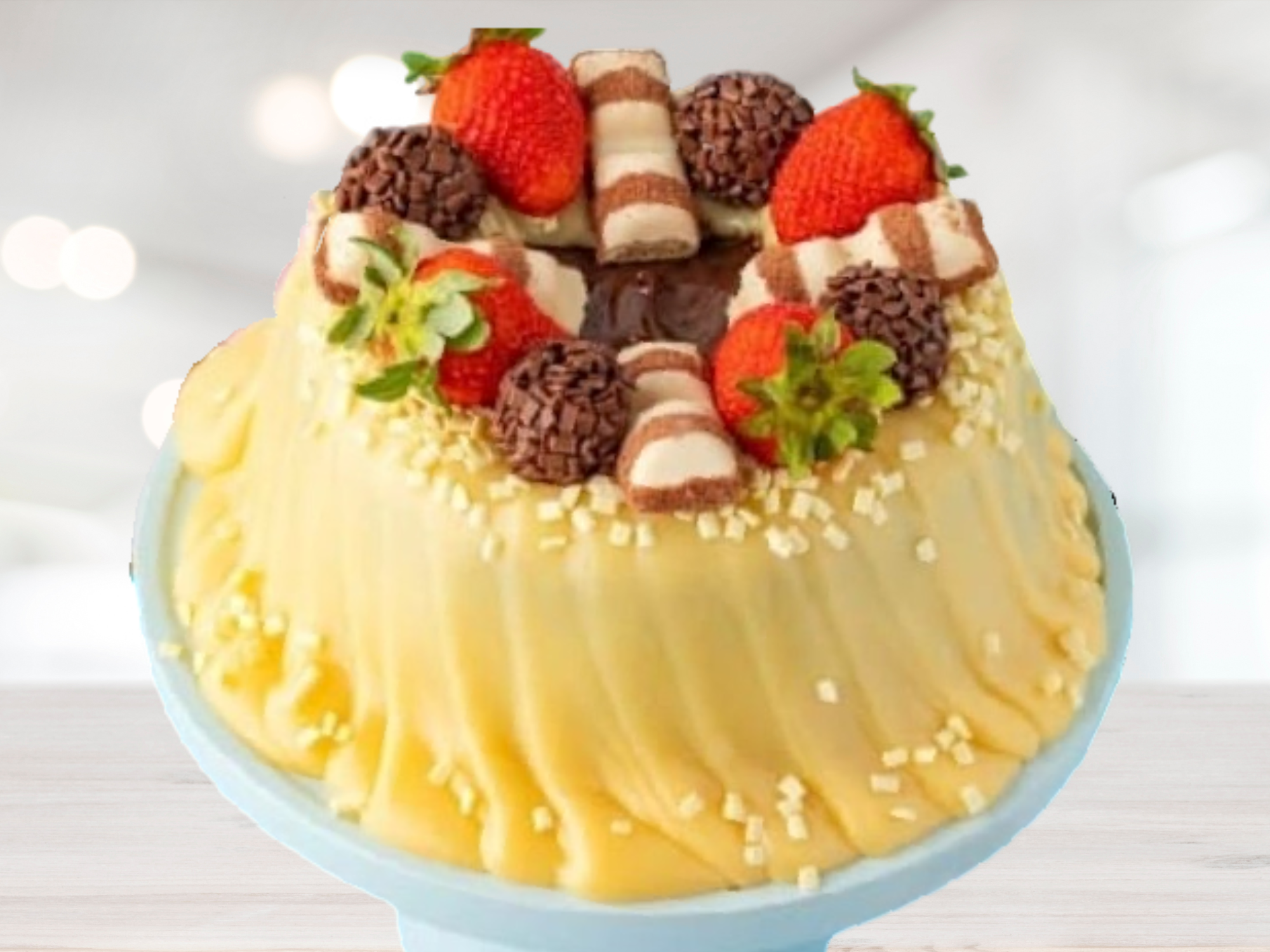 Bolo Vulc O Leite Ninho Bento Cake Bolo Confeitaria Artesanal