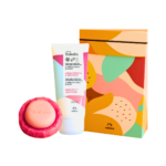 kit autocuidado natura creme hidratante, sabonete e caixa para presente