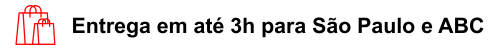 entrega em até 3 horas